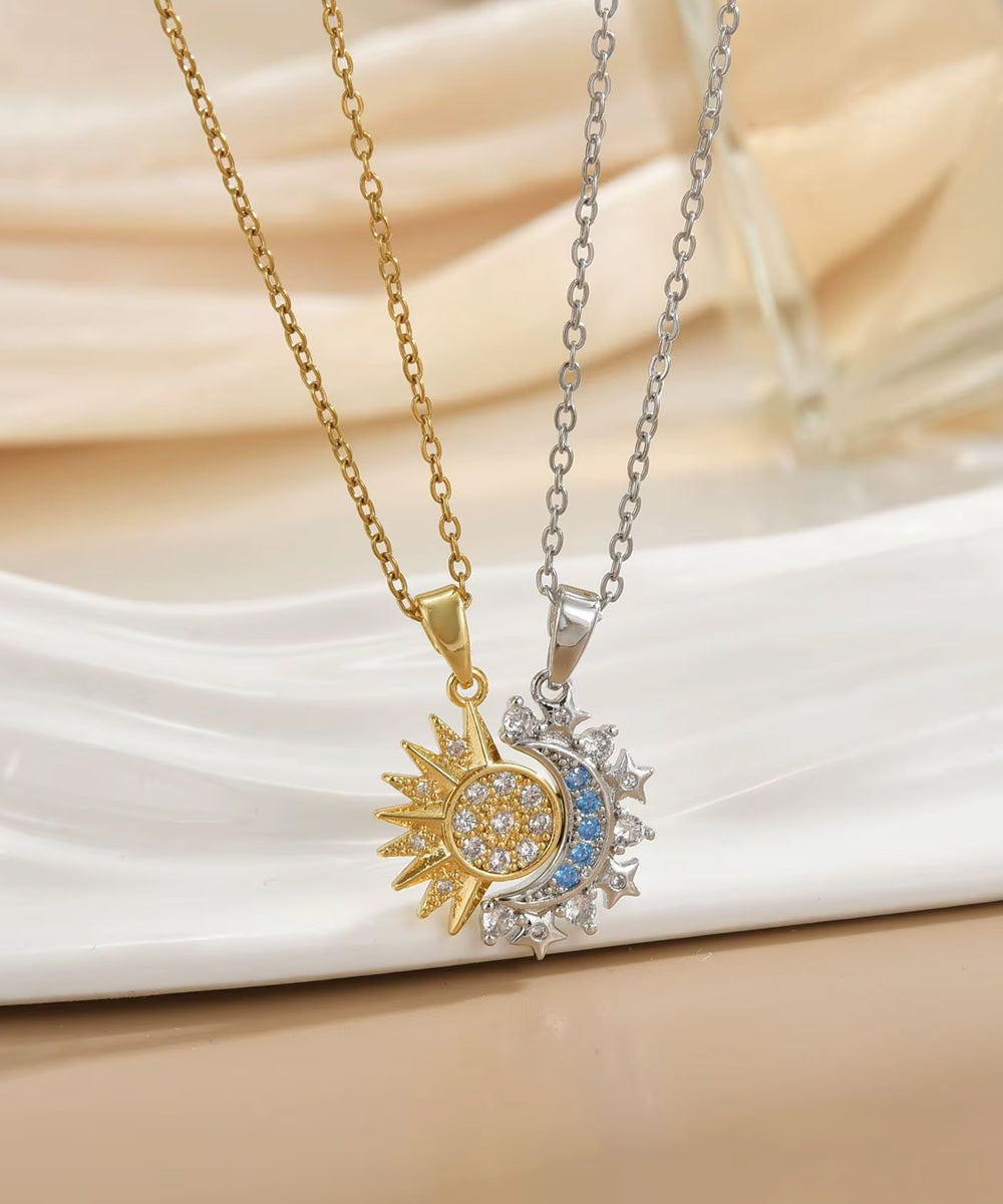 Sun & Moon Matching Necklace